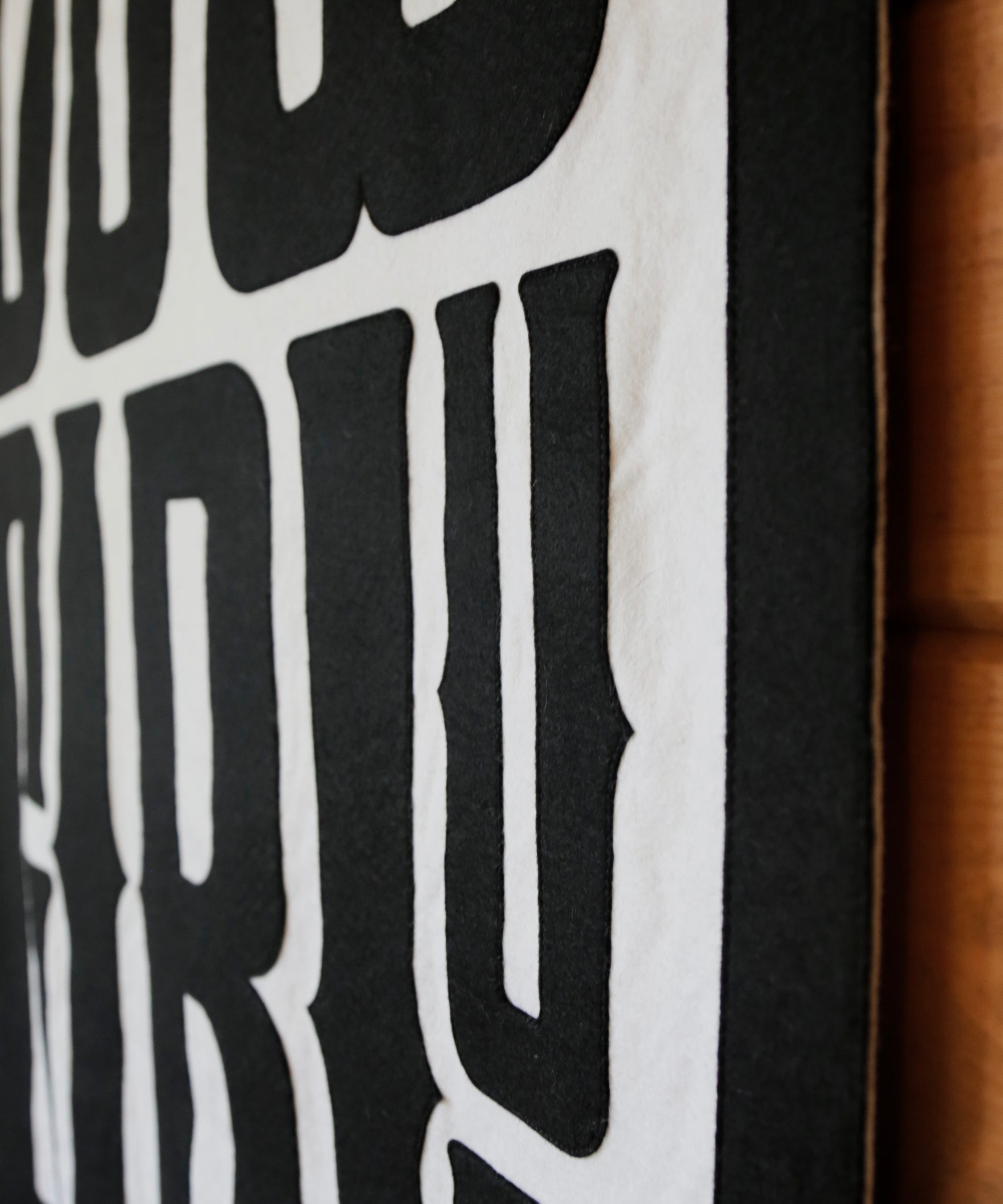 Cowgirl Up Felt Banner