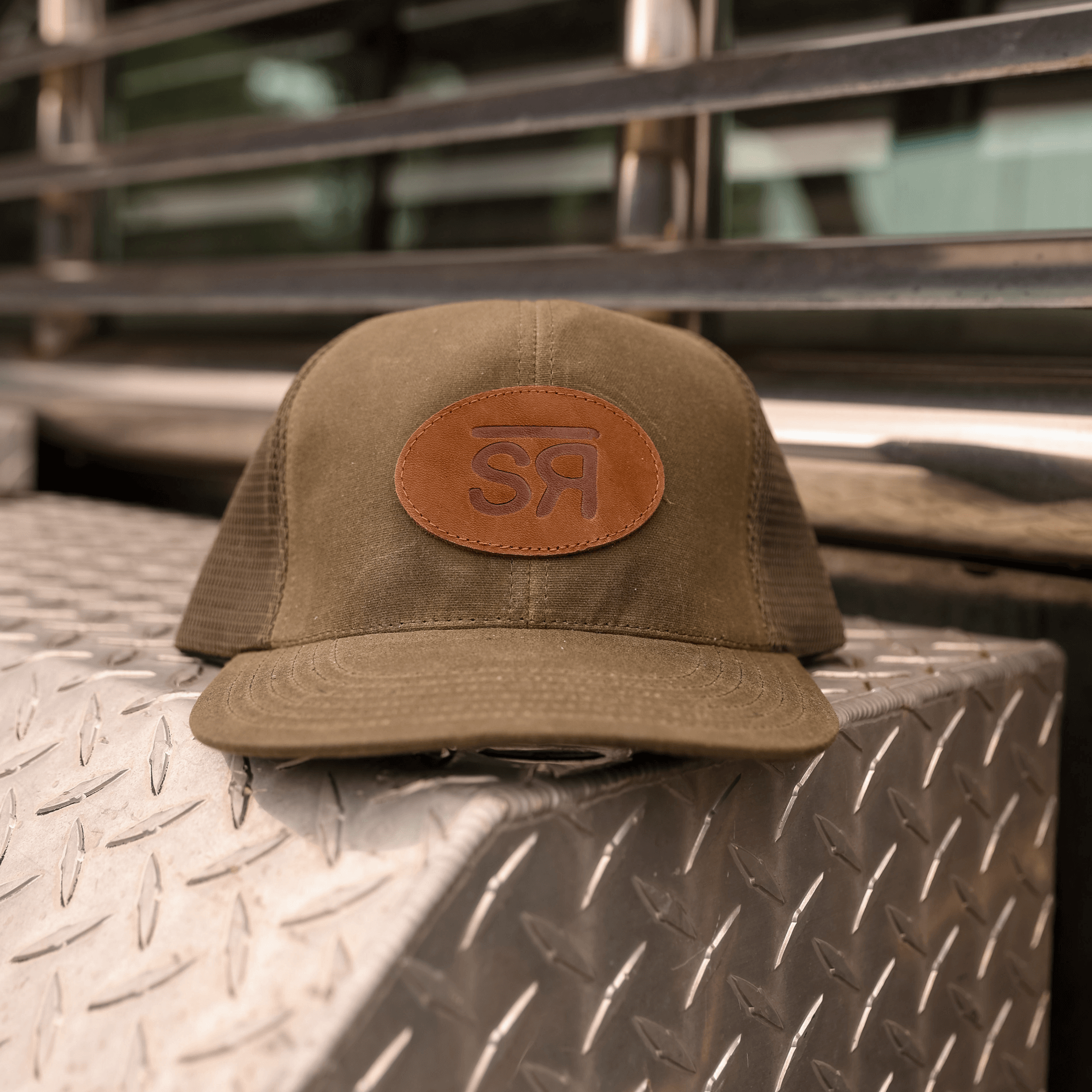 Waxed Canvas 6-Panel Trucker Hat