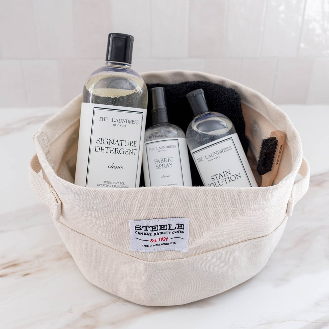 Extra Small Round Canvas Storage Bin