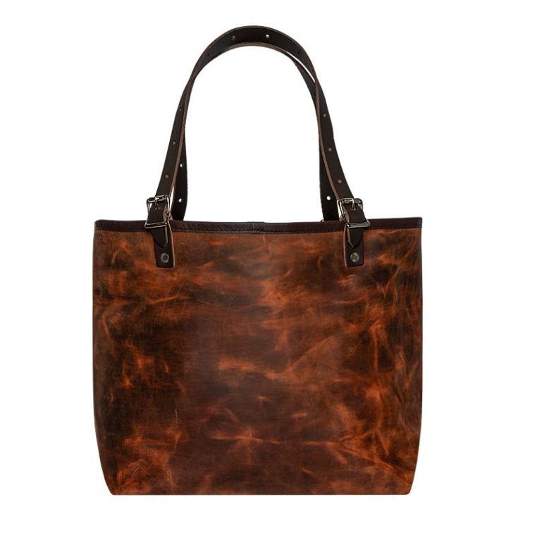 Heritage Leather Market Tote