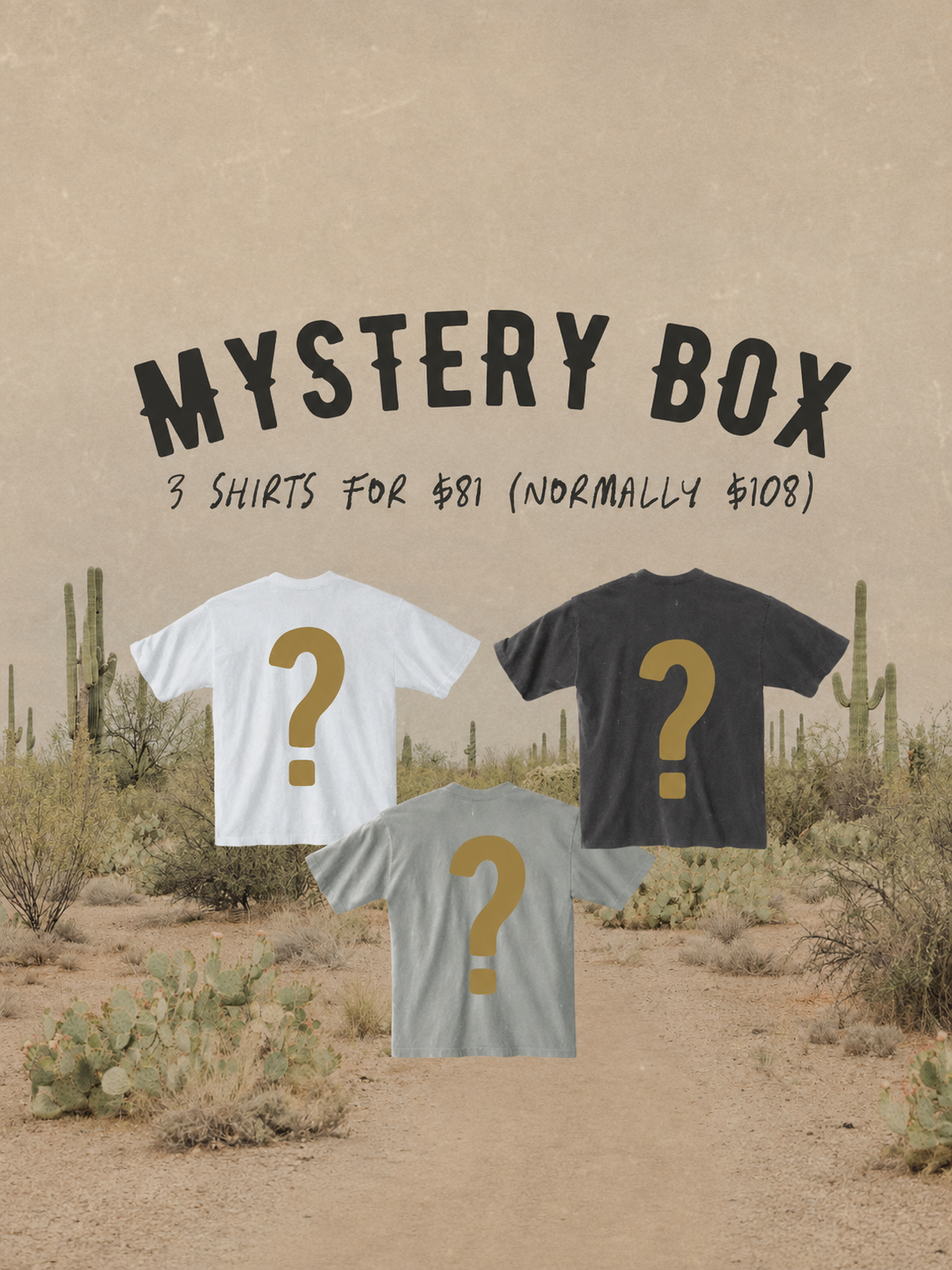 T-Shirt Mystery Box (Final Sale)