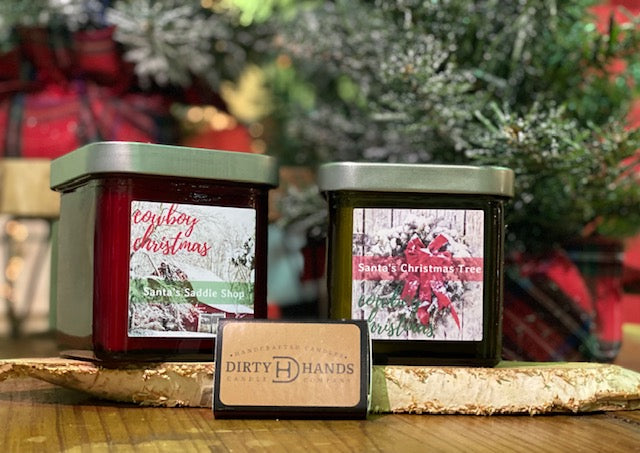 Santa's Christmas Tree Candle Collection