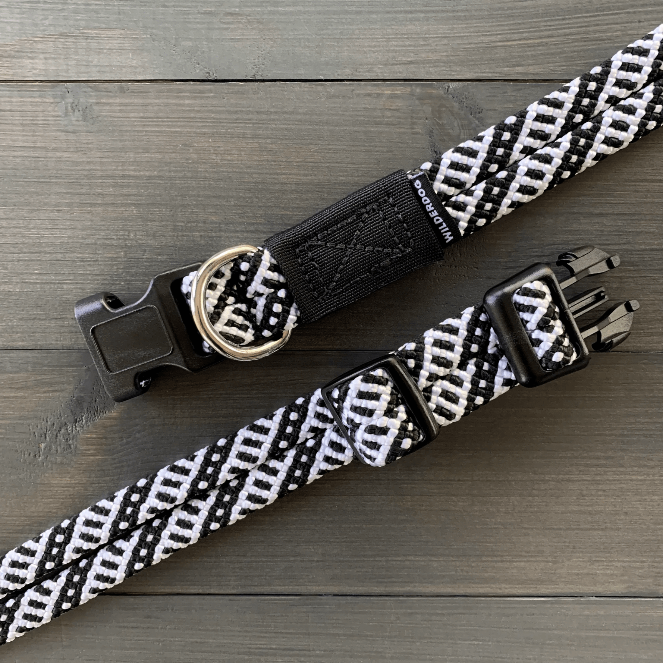 Black & White Rope Collar