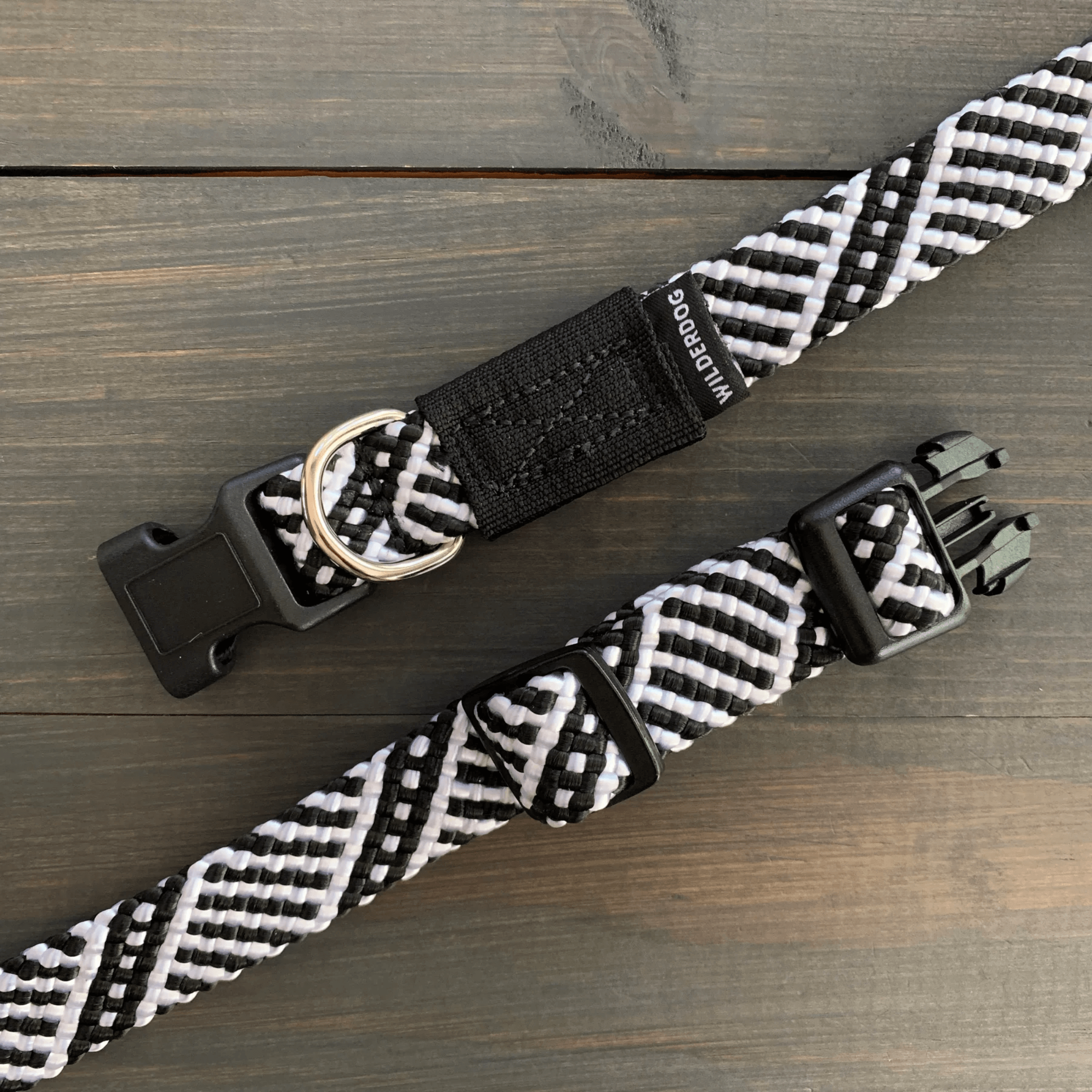 Black & White Rope Collar