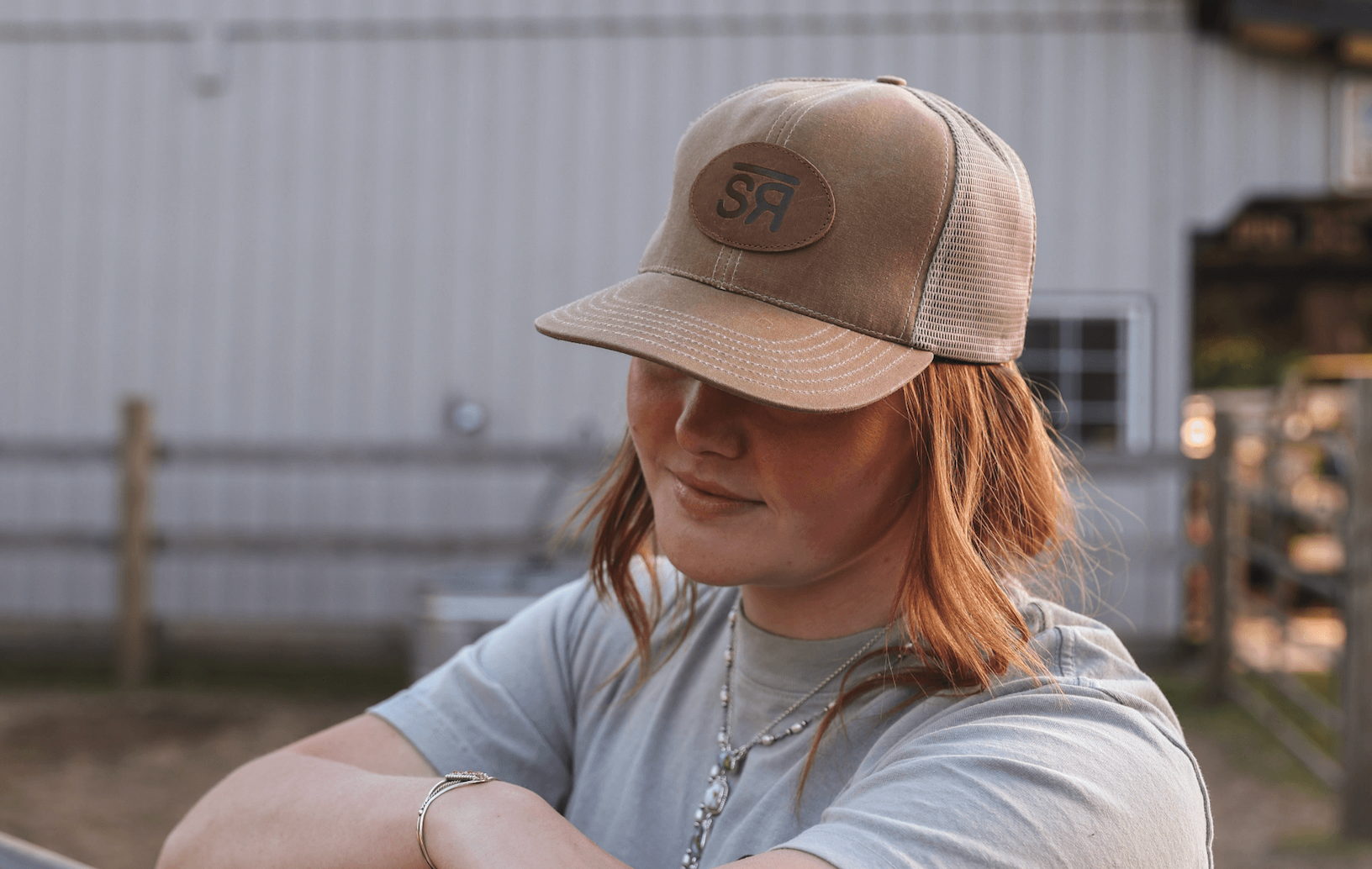Waxed Canvas 6-Panel Trucker Hat - Field Tan