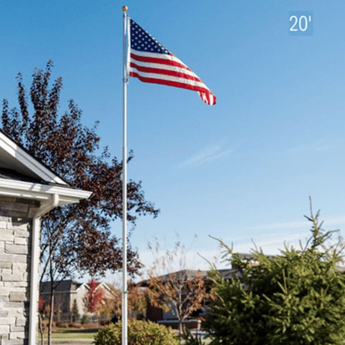 TITAN TELESCOPING FLAGPOLE KIT