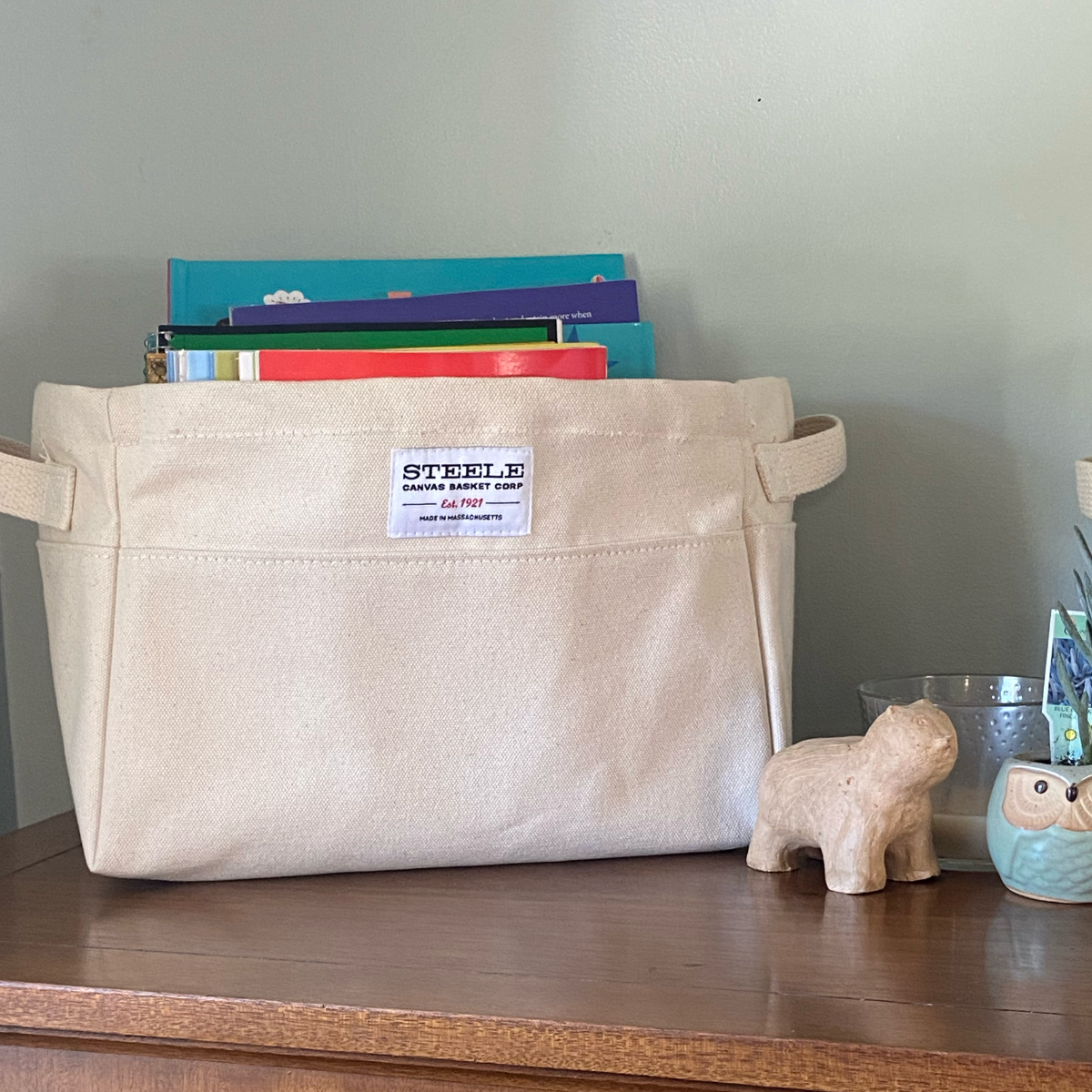 Small Canvas Storage Bin