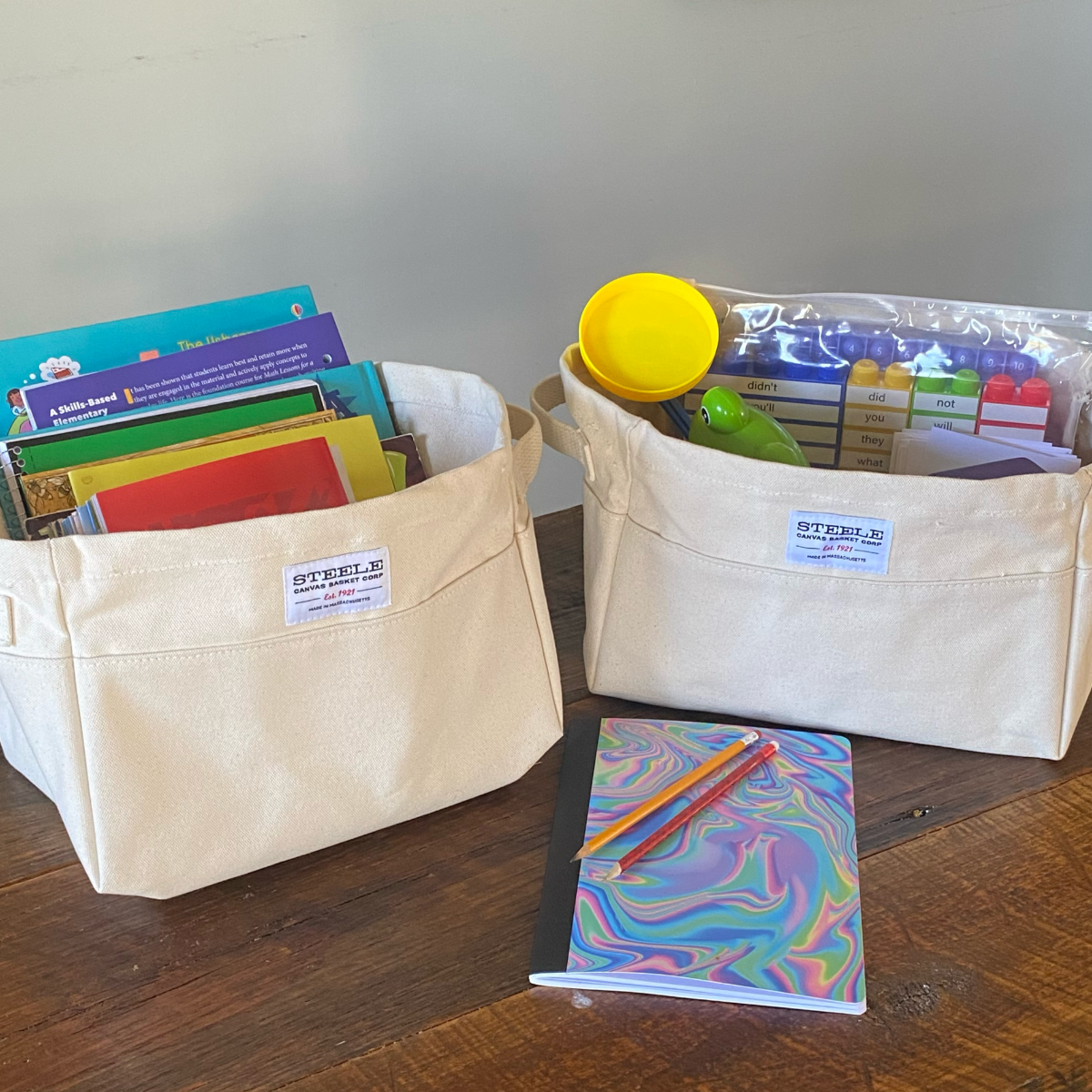 Small Canvas Storage Bin