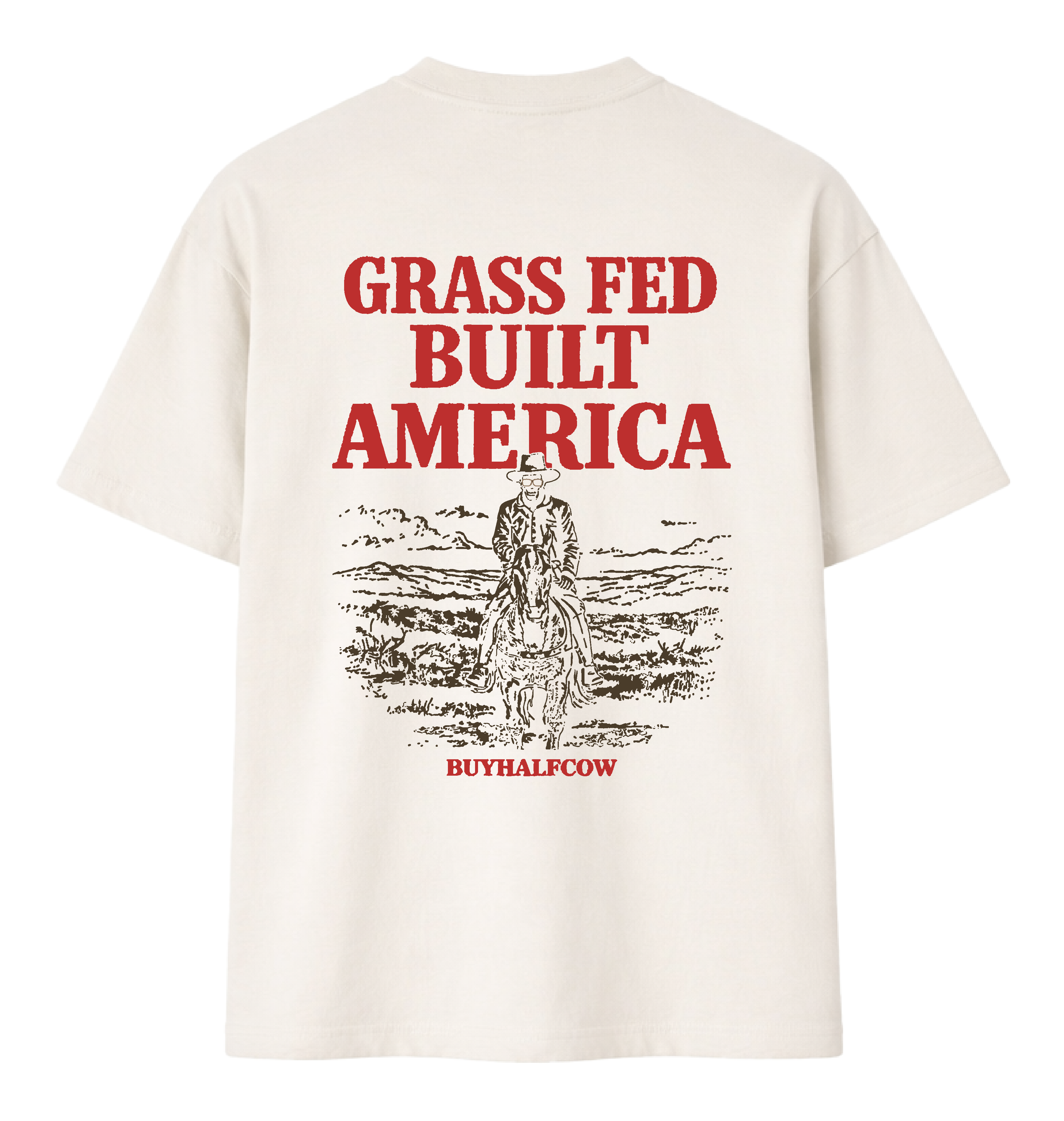 Sackett Ranch × Buy Half Cow Long Ride Tee – Vintage Black