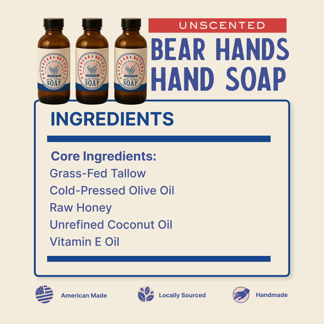 Bear Hands Soap - 4 oz (3 Pack)