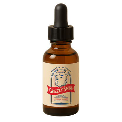 Grizzly Shine Beard Oil - 1 oz
