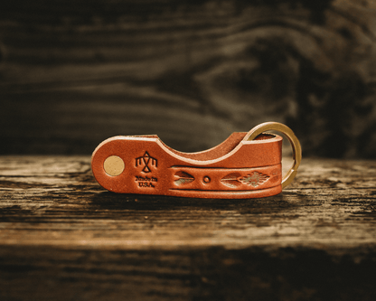 Leather Smoke Stand Keychain