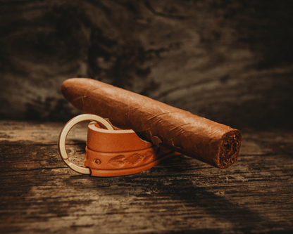Leather Smoke Stand Keychain
