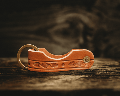 Leather Smoke Stand Keychain