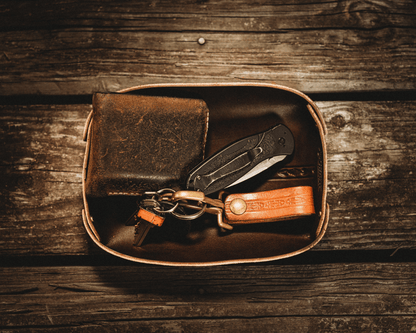Leather Valet Tray