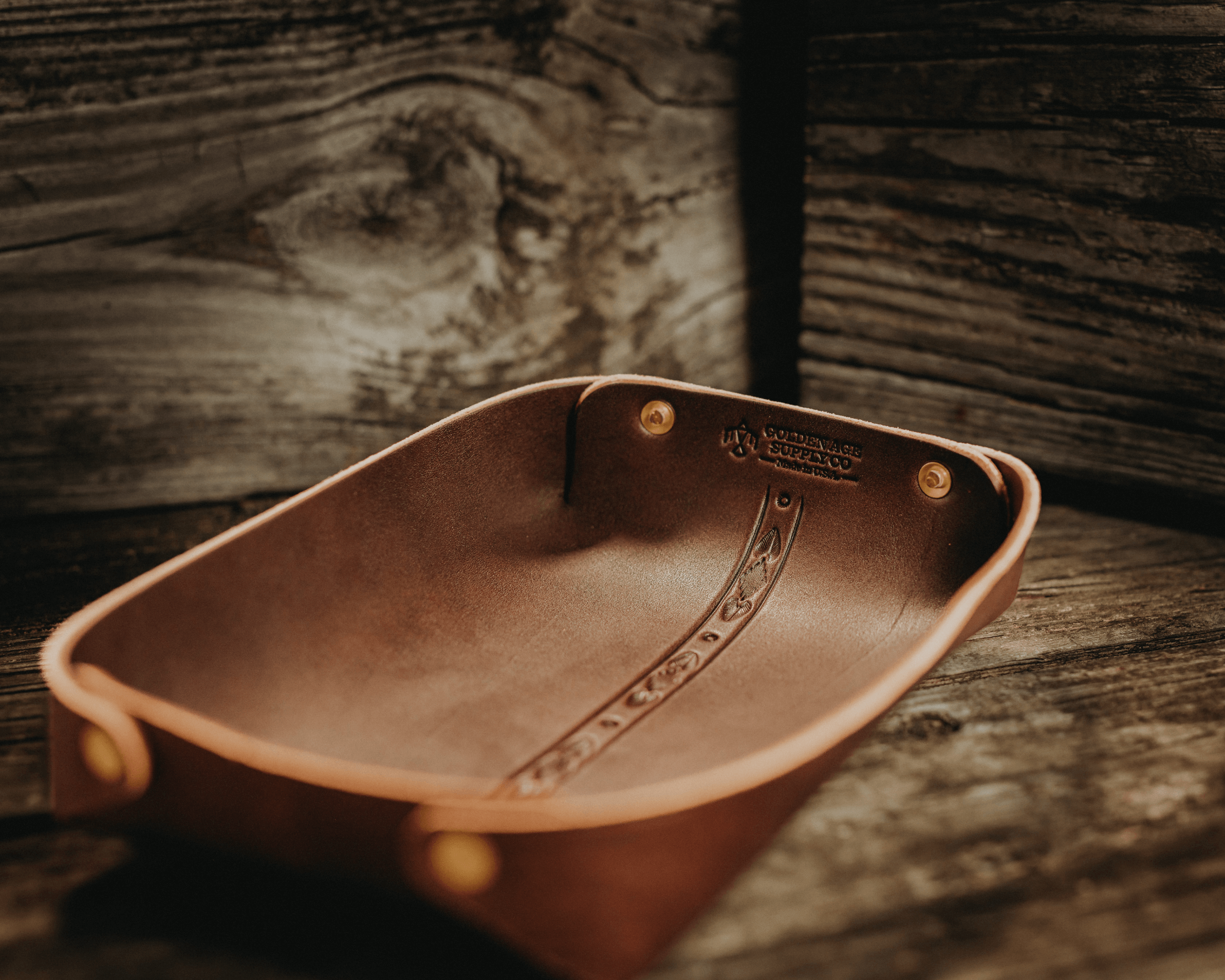 Leather Valet Tray