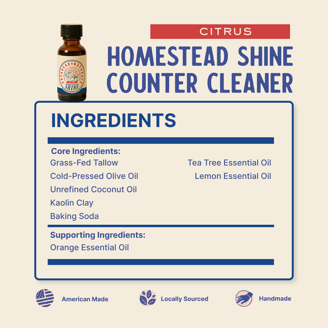 Homestead Shine Cleaning Concentrate - 1 oz (3 Pack)