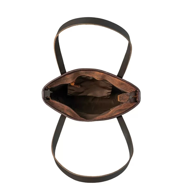 Heritage Leather Lakewalk Tote