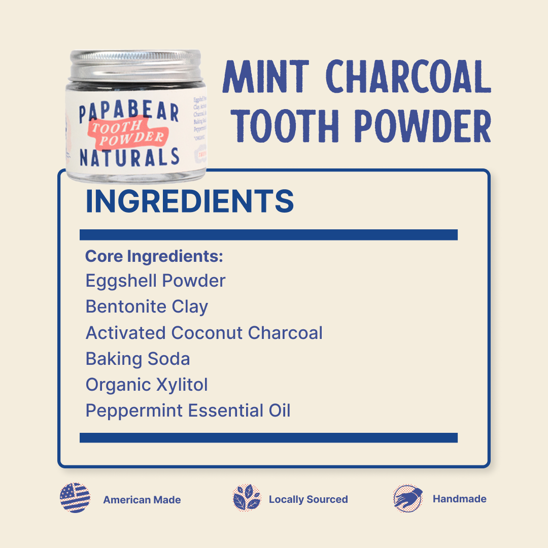 Mint Charcoal Tooth Powder