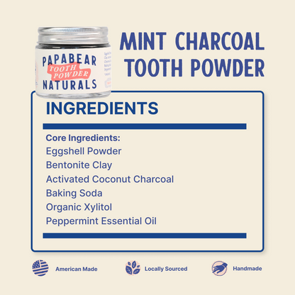 Mint Charcoal Tooth Powder