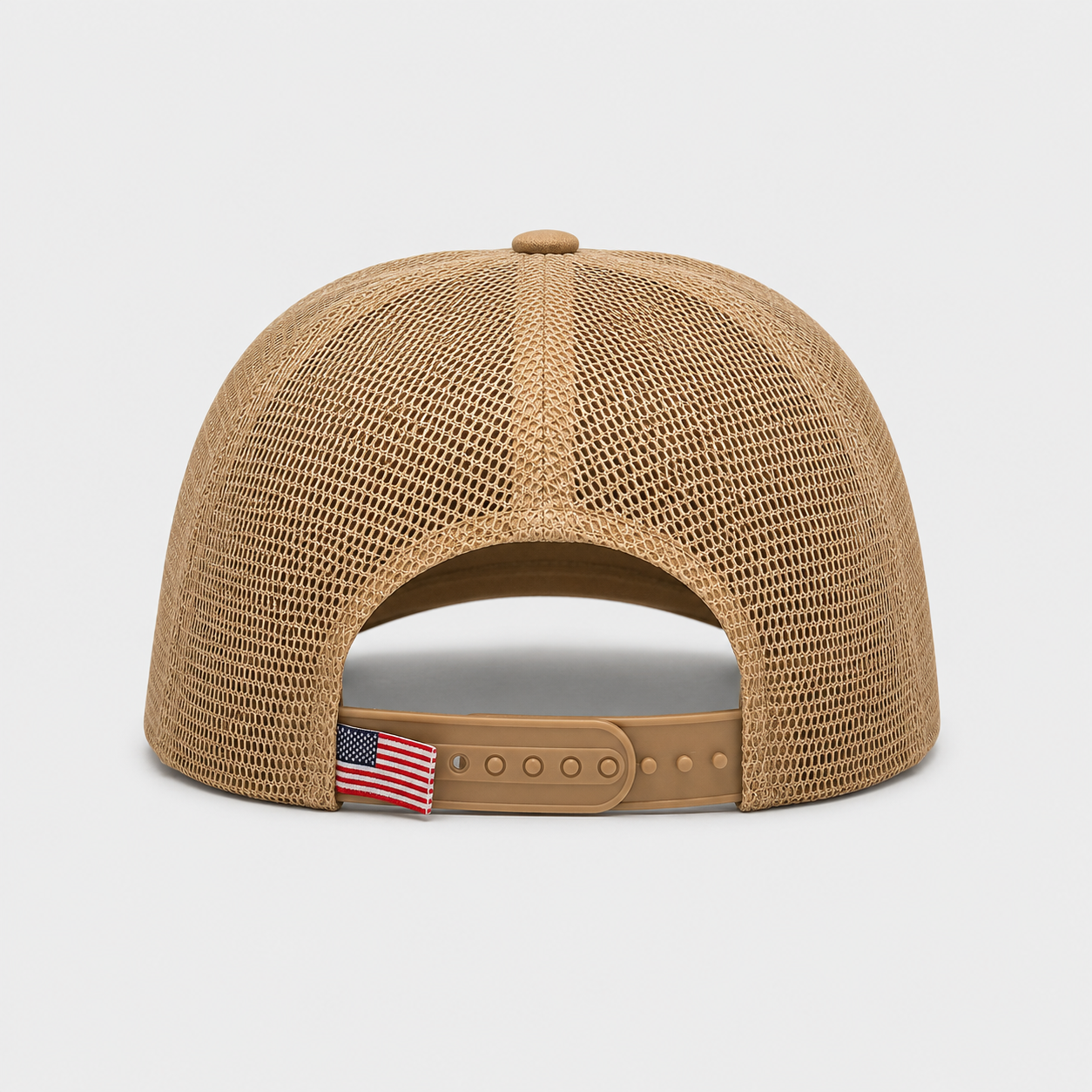 Waxed Canvas 6-Panel Trucker Hat - Olive Drab