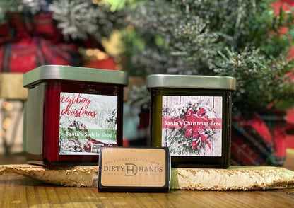 Santa's Christmas Tree Candle Collection