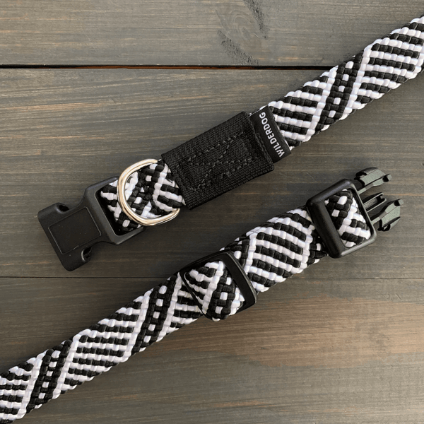 Black & White Rope Collar