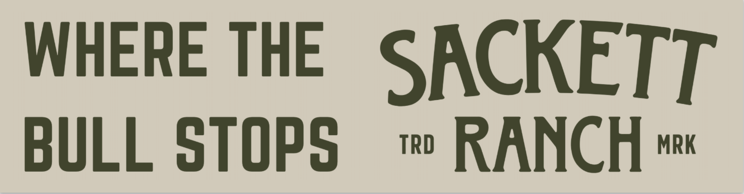 Sackett Ranch Rodeo Bumper Stickers