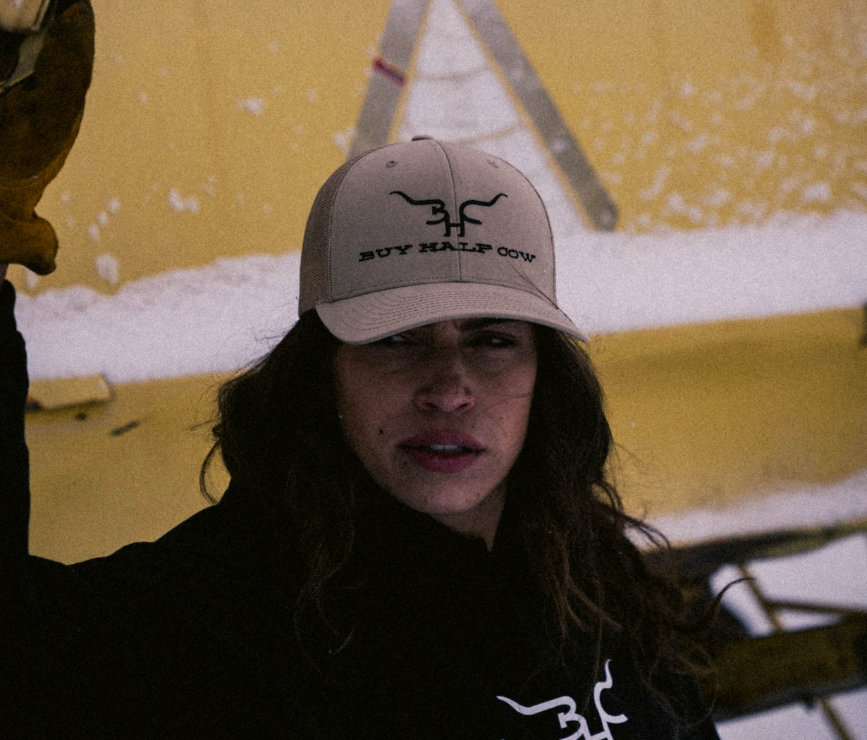 Sackett Ranch × Buy Half Cow Trucker Hat – Tan (Pre Order)