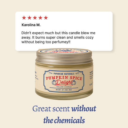 Tallow Candle - 6 oz