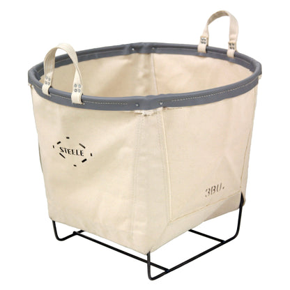 Canvas Round Carry Basket - 3 Bu