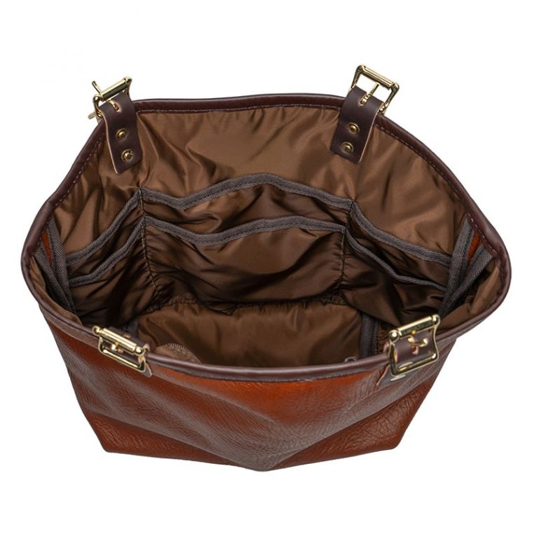 Bison Leather Travel Tote